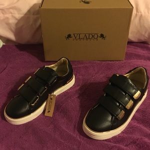 Vlado Girls Mila casual Sneakers black/gold SZ 5